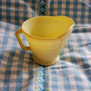 Hazel Atlas Vintage Moderntone Creamer 1940's